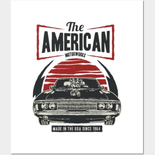 American muscle car Posters and Art